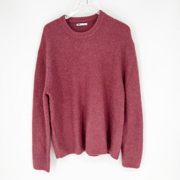 ZARA Oversized Crewneck Sweater L - Picture 1 of 5